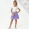 it5 lilac Girls Diamante Bow Dress with Purse (4-14Y)