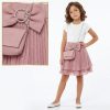 it5 pink Girls Diamante Bow Dress with Purse (4-14Y)