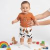 look set Baby Boys Two Piece "Look After Our World" T-Shirt & Shorts Set with Socks (3-18M)