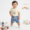 my universe Baby Boys Two Piece "My Universe" Teddy T-Shirt & Shorts Set with Socks (3-18M)