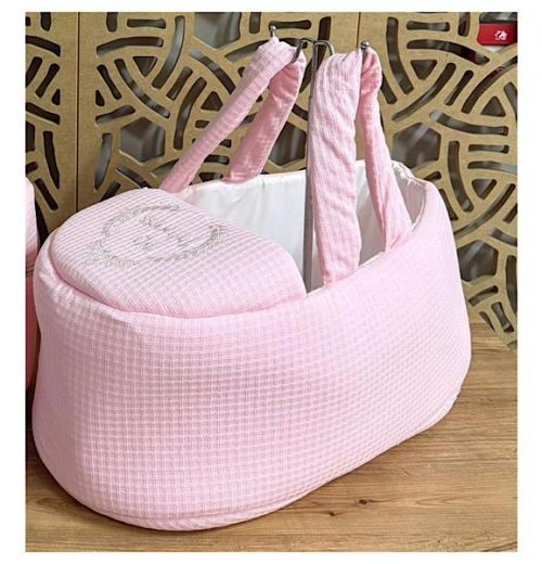 'My Princess' Embroidered Moses Basket