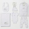 WhatsApp Image 2026 05 31 at 21.26.22 Baby 5 Piece 'Welcome To The World' Gift Set with Hat, Bib & Blanket Bib (NB-6M)