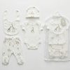 WhatsApp Image 2026 05 31 at 21.26.23 Baby 5 Piece Giraffe Gift Set with Hat, Bib & Blanket Bib (NB-6M)