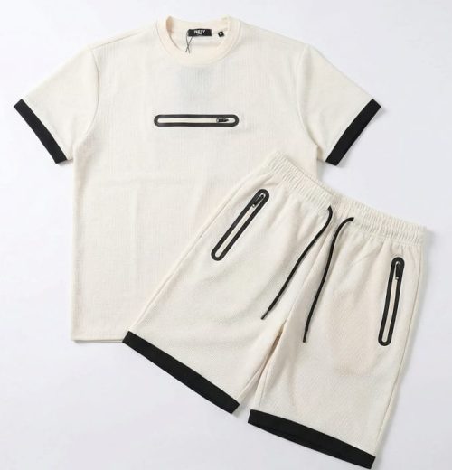 Boys Two Piece Zip T Shirt & Shorts Set (2-14Y)