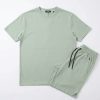 green 002 Boys Two Piece T Shirt & Shorts Set (2-14Y)
