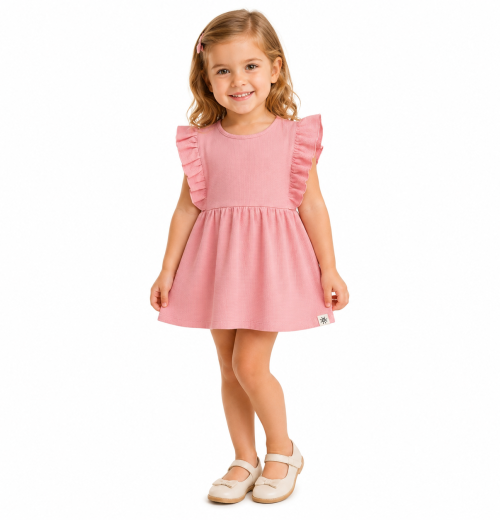 Girls Ruffle Summer Dress (2-7y)