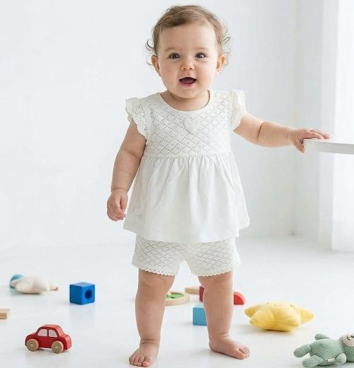 Baby Girls 2pc Spanish Lace Set (6m-24m)