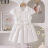 WhatsApp Image 2026 06 02 at 17.19.21 Baby Girls Ruffle Buttoned Belt Dress (4-10Y)