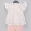 WhatsApp Image 2026 06 05 at 15.22.36 1 Baby Girls 2pc Polka Dot Ruffle Top & Shorts Set (9-24M)