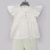 WhatsApp Image 2026 06 05 at 15.22.36 2 Baby Girls 2pc Polka Dot Ruffle Top & Shorts Set (9-24M)