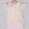 WhatsApp Image 2026 06 05 at 15.22.37 3 Baby Girls 2pc Bow Short Set (9-24M)