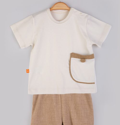 Baby Boys 2pc Front Pocket Top & Shorts Set (9-24M)