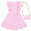 WhatsApp Image 2026 06 05 at 21.21.09 Girls Ruffle Bow Dress with Purse (2-12Y)