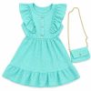 WhatsApp Image 2026 06 05 at 21.21.55 Girls Ruffle Bow Dress with Purse (2-12Y)