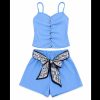 WhatsApp Image 2026 06 05 at 21.30.04 Girls 2pc Button Front Top & Shorts Set with Belt (4-14Y)