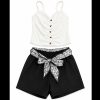 WhatsApp Image 2026 06 05 at 21.31.40 Girls 2pc Button Front Top & Shorts Set with Belt (4-14Y)