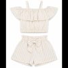 WhatsApp Image 2026 06 05 at 21.34.59 Girls Diamante Layered Stripe Top & Shorts Set (2-12Y)