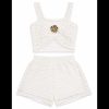 WhatsApp Image 2026 06 05 at 21.42.30 Girls 2pc Perforated Broach Top & Shorts Set (2-12Y)