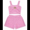 WhatsApp Image 2026 06 05 at 21.43.04 Girls 2pc Perforated Broach Top & Shorts Set (2-12Y)