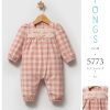 WhatsApp Image 2026 06 05 at 21.55.46 1 Baby Girls Check Lace Cotton Romper (0-9M)