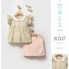 WhatsApp Image 2026 06 05 at 21.56.02 2 Girls 2pc Pastel Floral Top & Skirt Set with Hairclips (2-5Y)