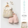 WhatsApp Image 2026 06 05 at 21.56.02 3 Girls 2pc Pastel Floral Top & Shorts Set with Hairclips (2-5Y)