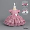 WhatsApp Image 2026 06 09 at 18.40.12 2 Baby Girls 3pc Floral Layered Party Dress with Headband & Shoes (6-24M)