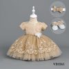 WhatsApp Image 2026 06 09 at 18.40.12 3 Baby Girls 3pc Floral Layered Party Dress with Headband & Shoes (6-24M)