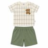 WhatsApp Image 2026 06 11 at 18.08.45 Baby Boys 2pc Striped Teddy T Shirt & Short Set (6-24M)