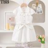 WhatsApp Image 2026 06 11 at 18.18.17 Girls Double Pocket Belt Dress (4-10Y)