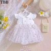 WhatsApp Image 2026 06 11 at 18.31.24 1 Baby Girls Floral Glitter Romper Style Dress (0-12m)