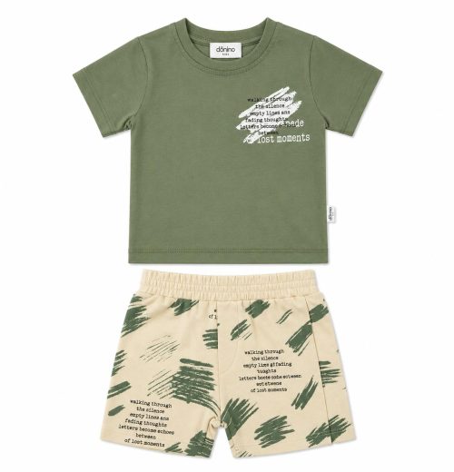 Boys 2pc Graffiti Print T-Shirt & Shorts Set (2-6Y)