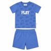 WhatsApp Image 2026 06 11 at 19.08.21 Baby Boys Two Piece "PLAY" Embossed Printed Short Set (6-24M)