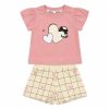 WhatsApp Image 2026 06 11 at 19.22.05 Baby Girls 2pc Heart T Shirt & Stripe Shorts Set (6-24M)