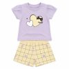 WhatsApp Image 2026 06 11 at 19.22.10 Baby Girls 2pc Heart T Shirt & Stripe Shorts Set (6-24M)