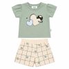 WhatsApp Image 2026 06 11 at 19.22.30 Baby Girls 2pc Heart T Shirt & Stripe Shorts Set (6-24M)
