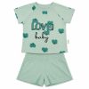 WhatsApp Image 2026 06 11 at 19.32.49 Baby Girls 2pc 'Love' Heart T Shirt & Shorts Set (6-24M)