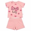 WhatsApp Image 2026 06 11 at 19.33.12 Baby Girls 2pc 'Love' Heart T Shirt & Shorts Set (6-24M)
