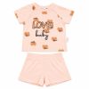 WhatsApp Image 2026 06 11 at 19.40.15 Baby Girls 2pc 'Love' Heart T Shirt & Shorts Set (6-24M)