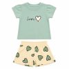 WhatsApp Image 2026 06 11 at 20.07.48 Baby Girls 2pc 'Love' T Shirt & Heart Shorts Set (6-24M)