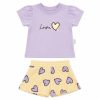 WhatsApp Image 2026 06 11 at 20.12.33 Baby Girls 2pc 'Love' T Shirt & Heart Shorts Set (6-24M)