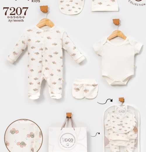Baby 'Turtle' 5pc Gift Set (0-9m)