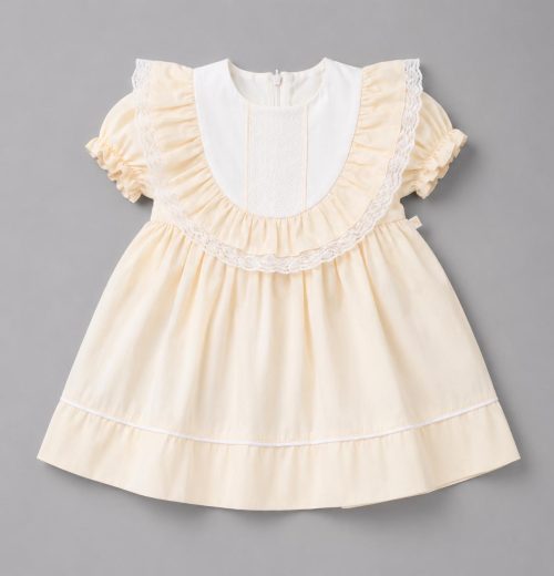 Baby Girls Spanish Lace Ruffle Dress (6-24m)