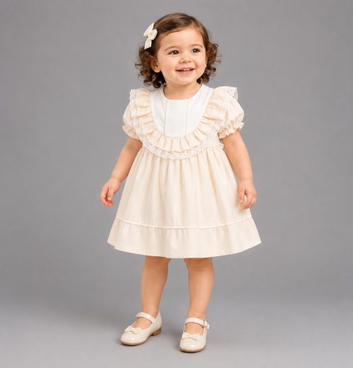 WhatsApp Image 2026 06 17 at 19.36.32 Baby Girls Spanish Lace Ruffle Dress (6-24m)