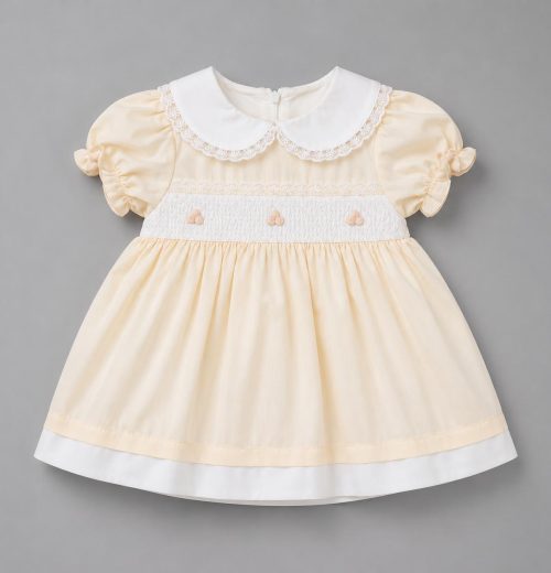 Baby Girls Spanish Lace Smocked Dress (6-24m)