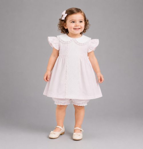 WhatsApp Image 2026 06 17 at 20.02.57 Baby Girls 2pc Spanish Lace Top & Bloomers Set (6-24m)
