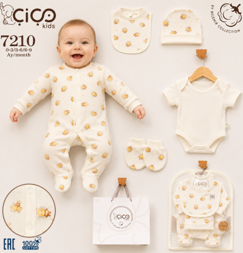 Baby Bumblebee 5pc Gift Set (0-9m)