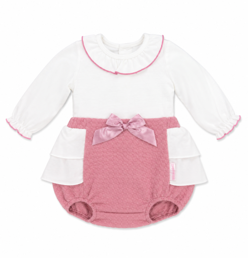 IMG 4327 Baby Girls 2pc Spanish Bow Set (0-6M)