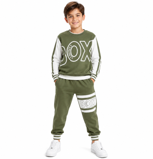Boys 2pc Stylish Stripe Tracksuit (4-12Y)