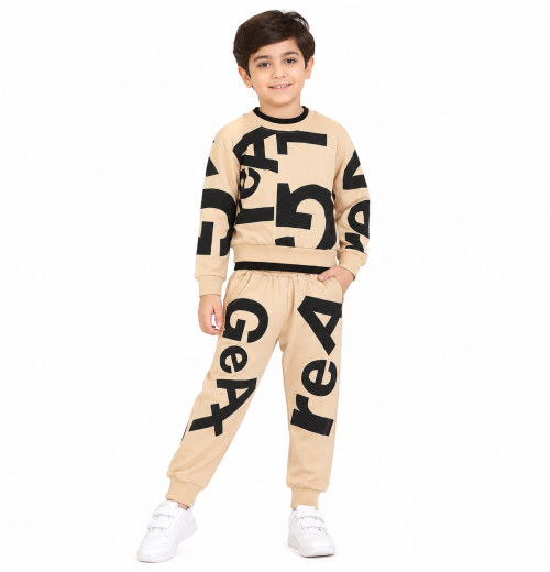 Boys 2pc Graffiti Print Tracksuit (4-12Y)